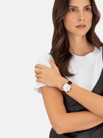 Liebeskind Quarzuhr in Braun/ Beige/  Weiß