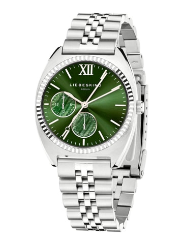 Liebeskind Chronograph in Silber/ Dunkelgrün