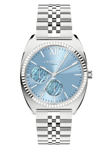 Liebeskind Chronograph in Silber/ Hellblau