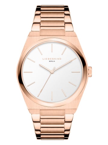 Liebeskind Quarzuhr in Roségold/ Weiß