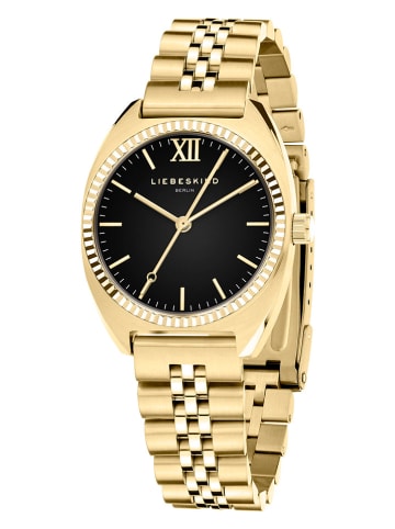 Liebeskind Quarzuhr in Gold/ Schwarz
