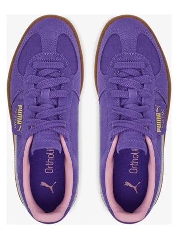 Puma Skórzane sneakersy "Palermo" w kolorze fioletowym