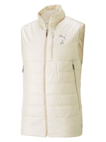 Puma Doorgestikte bodywarmer beige