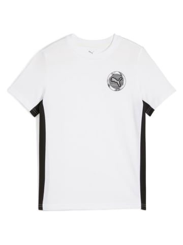 Puma Trainingsshirt in Weiß/ Schwarz