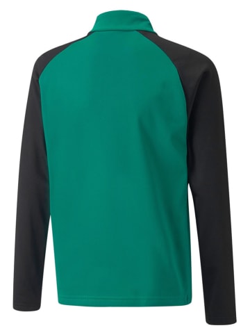 Puma Trainingsshirt in Grün/ Schwarz