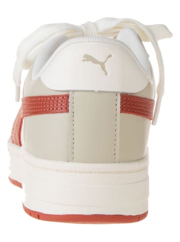 Puma Leder-Sneakers "Ca Pro Classi" in Beige/ Rot