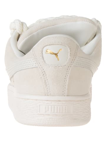 Puma Leder-Sneakers in Creme