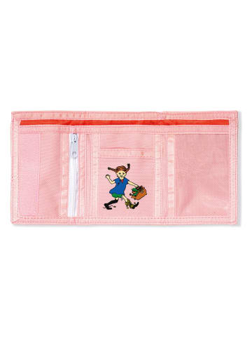 Pippi Langstrumpf Portemonnee "Pippi" lichtroze - (B)8 x (H)12 cm