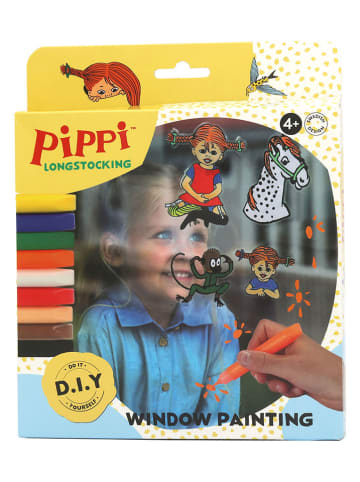 Pippi Langstrumpf Kreativ-Set: Pippi-Fensterbilder - ab 4 Jahren