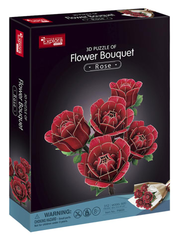 MGM 312-delige 3D-puzzel "Bloemen-Boeket - Rozen" - vanaf 8 jaar