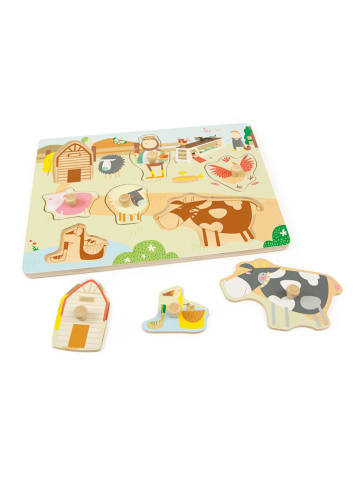 Andreu Toys Knopfpuzzle "Farm" - ab 18 Monaten