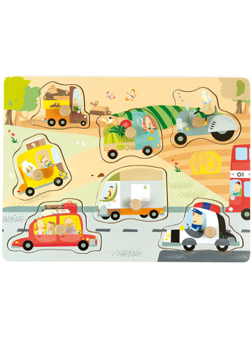 Andreu Toys Knopfpuzzle "Autos" - ab 18 Monaten