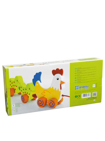 Andreu Toys Ziehtier "Henne mit Küken" - ab 18 Monaten