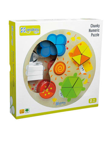 Andreu Toys 21-częściowa układanka "Chunky Numeric" - 2+