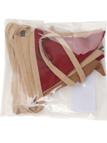 Andreu Toys Girlandy w kolorze beżowo-bordowym - dł. 200 cm