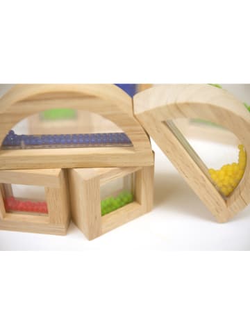 Edukalu Klocki z kamyczkami (8 szt.) - 18 m+