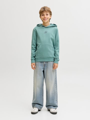 JACK & JONES Junior Hoodie "Corp" in Grün