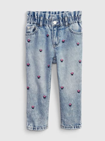 GAP Dżinsy - Mom fit - w kolorze błękitnym