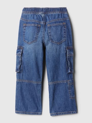 GAP Bojówki dżinsowe - Regular fit - w kolorze niebieskim