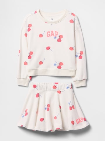 GAP 2-delige outfit crème/lichtroze/lichtblauw