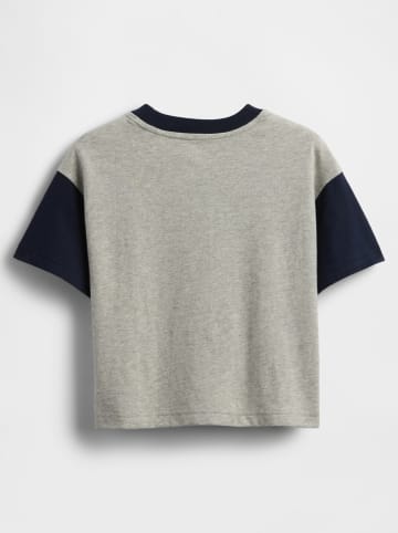 GAP Shirt donkerblauw/grijs