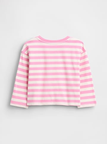 GAP Longsleeve lichtroze/crème