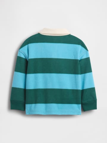 GAP Poloshirt groen/lichtblauw