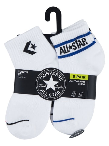 Converse 6er-Set: Socken in Weiß
