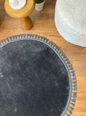 Mioli Kurzflor-Teppich in Anthrazit