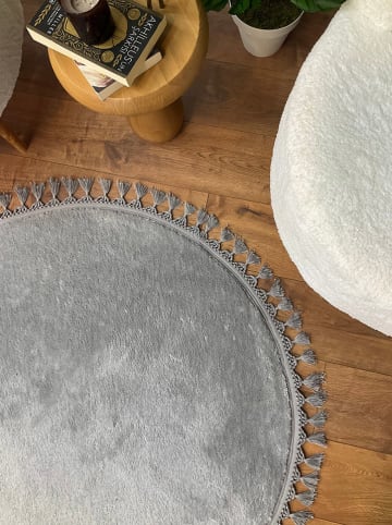 Mioli Hochflor-Teppich in Grau