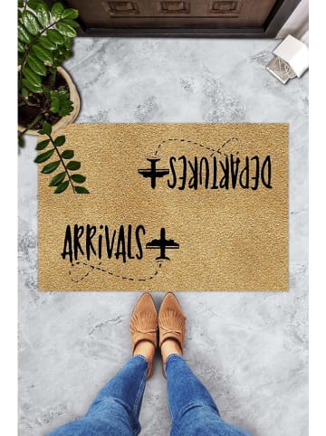 Mioli Wycieraczka "Airport" w kolorze jasnobrązowym