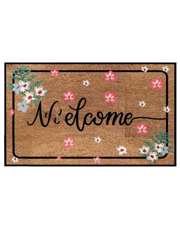 Mioli Fußmatte "Dante" in Hellbraun/ Rosa