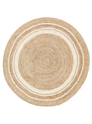 Mioli Jute-Teppich in Beige/ Creme