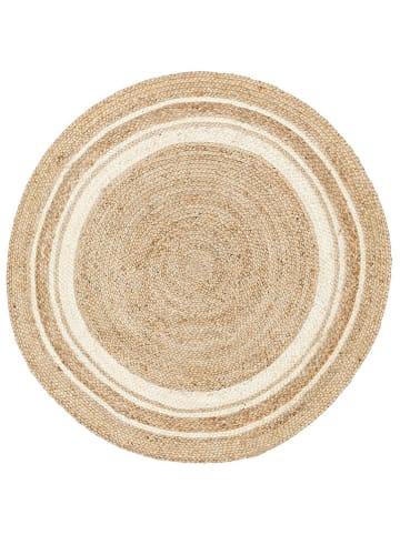 Mioli Jute-Teppich in Beige/ Creme