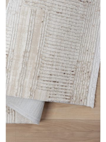 Mioli Kurzflor-Teppich ''Elex'' in Beige/ Hellbraun