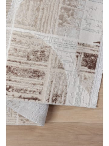 Mioli Kurzflor-Teppich ''Elex'' in Beige/ Hellbraun