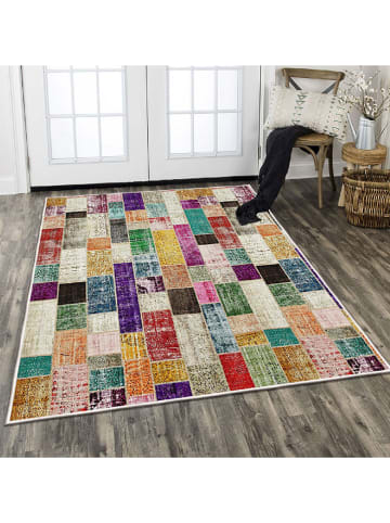 Mioli Laagpolig tapijt "Els" meerkleurig