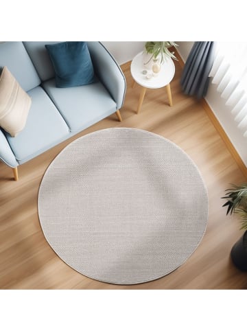 Mioli Kurzflor-Teppich in Creme