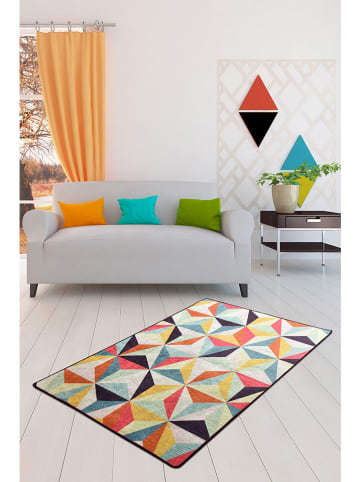 Mioli Laagpolig tapijt "Lucky" meerkleurig
