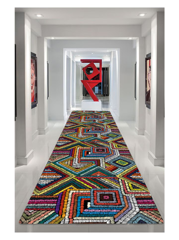 Mioli Kurzflor-Teppich in Bunt