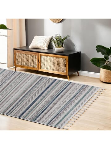 Mioli Dywan "Meridyen" w kolorze kremowo-niebieskim