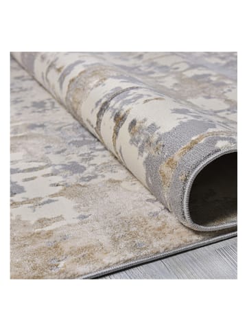 Mioli Kurzflor-Teppich "Notta" in Grau/ Beige