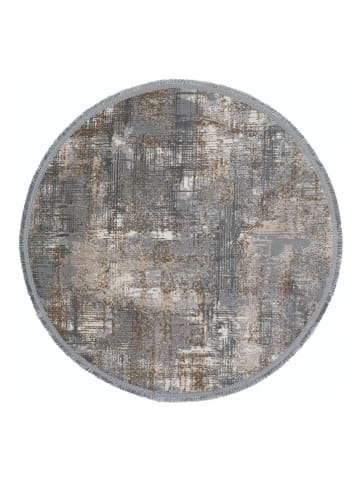 Mioli Kurzflor-Teppich in Grau