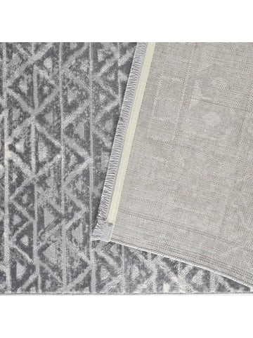 Mioli Kurzflor-Teppich in Grau