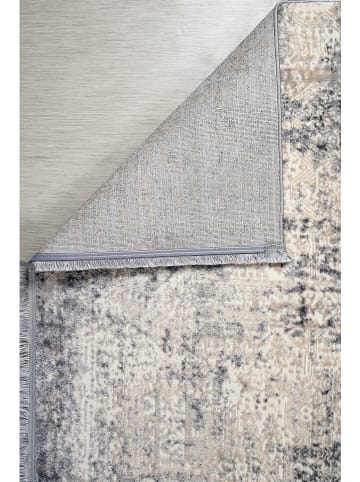 Mioli Kurzflor-Teppich in Grau