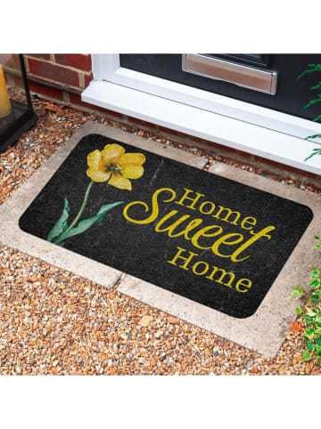 Mioli Fußmatte ''Sweet Home'' in Schwarz/ Gelb