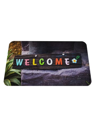 Mioli Wycieraczka "Welcome" w kolorze szarym