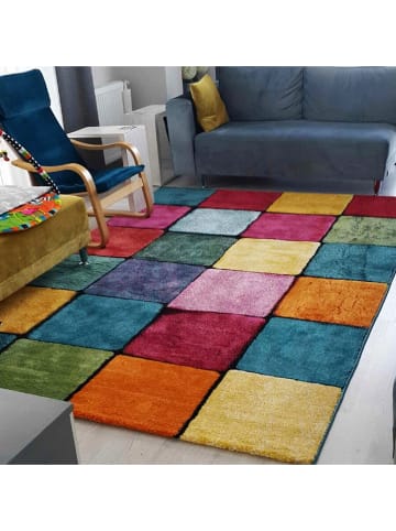 Mioli Kurzflor-Teppich in Bunt