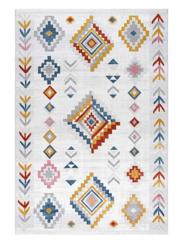 Mioli Laagpolig tapijt "Roma" wit/meerkleurig