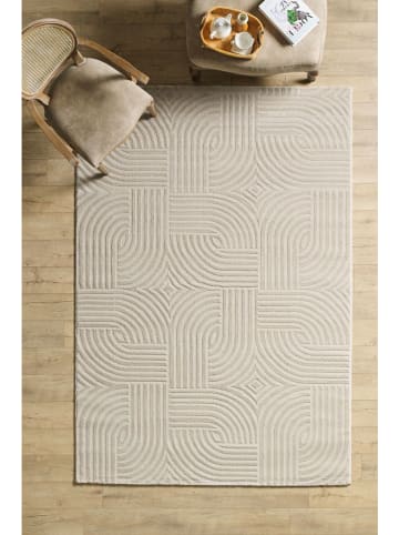 Mioli Kurzflor-Teppich ''Sahara'' in Creme